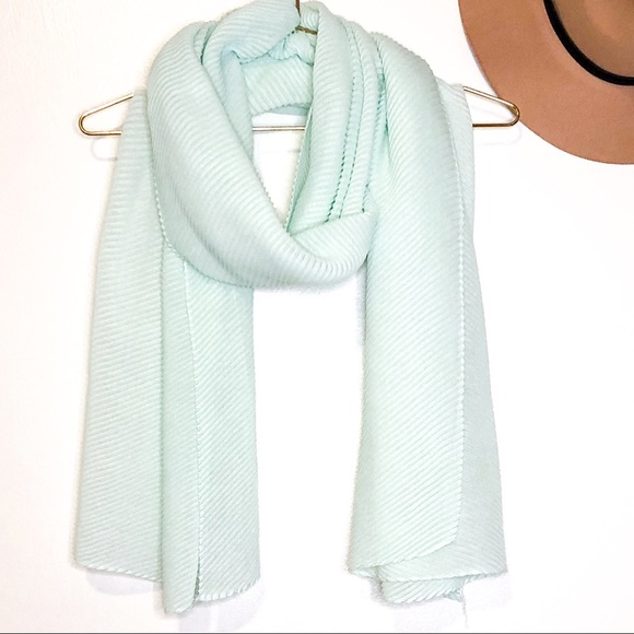Accessories - *Sale* Mint Green Long Sheer Scarf